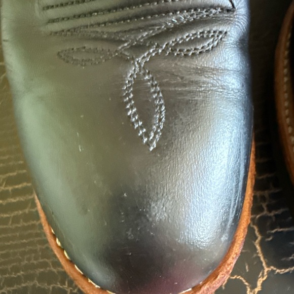 Brahma Black Wester Boots Classic Leather Design size 7 - Picture 6 of 15